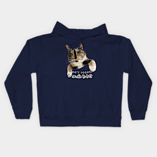 Snickers the smiling cat Kids Hoodie